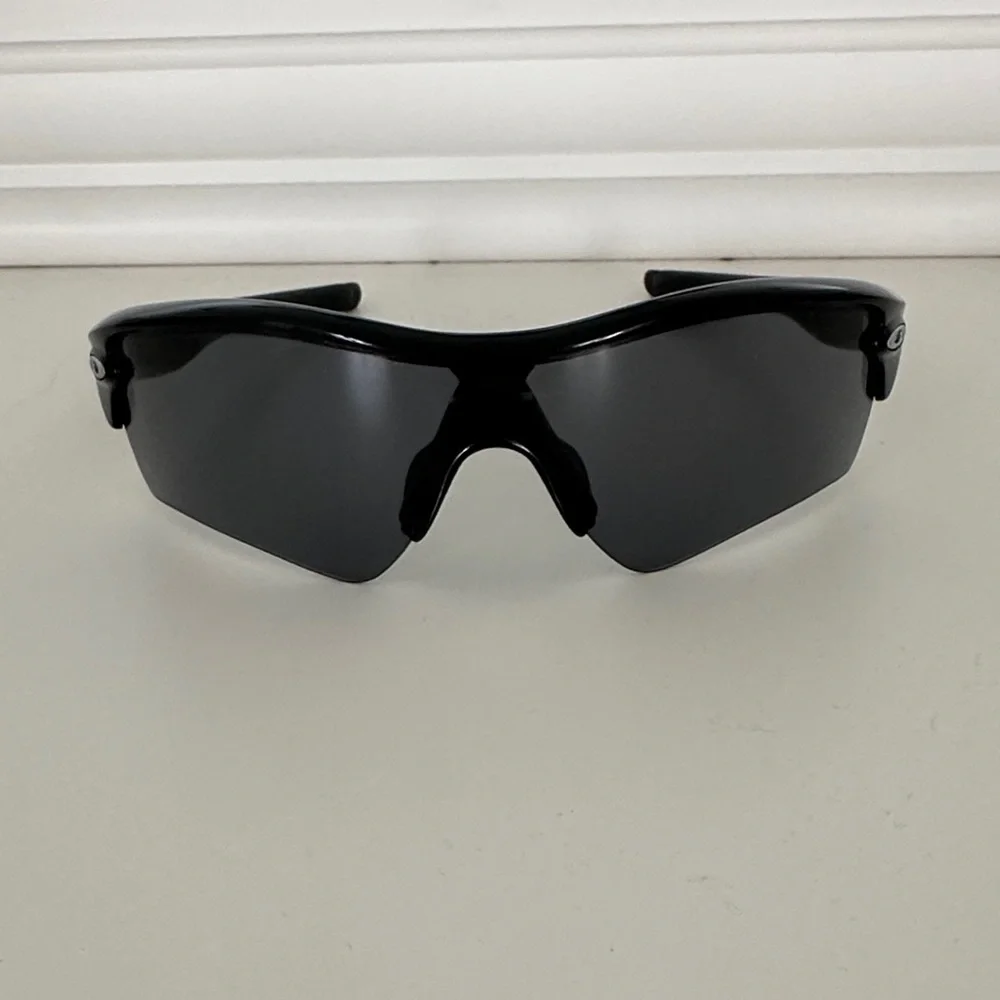 Oakley Glossy Black Radarlock Performance Sunglasses